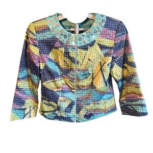 Multicolor Quilted Women's Jacket